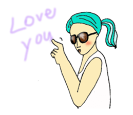 Yoshiko,the girl sticker #10776768