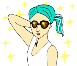 Yoshiko,the girl sticker #10776770