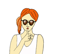 Yoshiko,the girl sticker #10776771