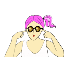 Yoshiko,the girl sticker #10776772