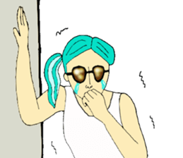 Yoshiko,the girl sticker #10776773