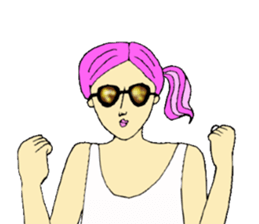 Yoshiko,the girl sticker #10776774