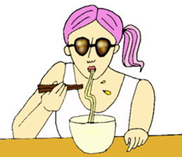 Yoshiko,the girl sticker #10776775