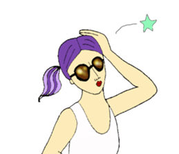 Yoshiko,the girl sticker #10776776