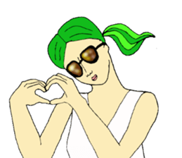 Yoshiko,the girl sticker #10776778