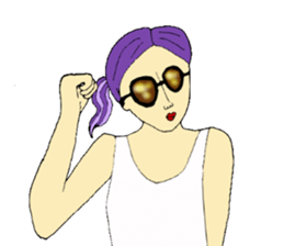 Yoshiko,the girl sticker #10776779