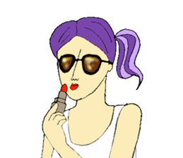 Yoshiko,the girl sticker #10776782