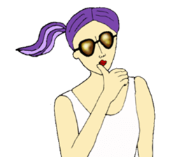 Yoshiko,the girl sticker #10776787