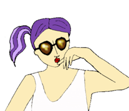 Yoshiko,the girl sticker #10776788