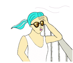 Yoshiko,the girl sticker #10776789