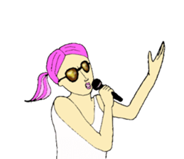 Yoshiko,the girl sticker #10776790