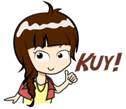 Cewek (sok) Eksis sticker #10776916