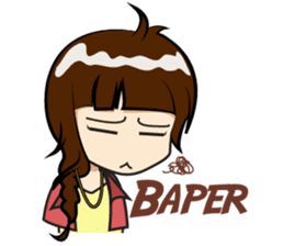 Cewek (sok) Eksis sticker #10776918