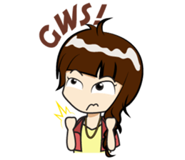 Cewek (sok) Eksis sticker #10776919