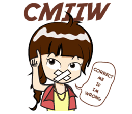 Cewek (sok) Eksis sticker #10776920