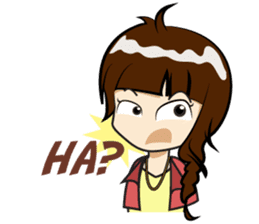 Cewek (sok) Eksis sticker #10776921