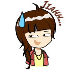 Cewek (sok) Eksis sticker #10776923