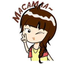 Cewek (sok) Eksis sticker #10776929