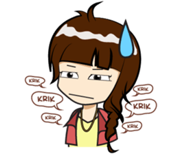 Cewek (sok) Eksis sticker #10776930