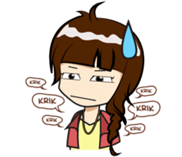 Cewek (sok) Eksis sticker #10776930