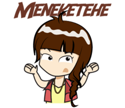 Cewek (sok) Eksis sticker #10776931