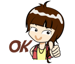 Cewek (sok) Eksis sticker #10776932