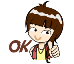 Cewek (sok) Eksis sticker #10776932