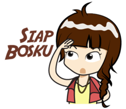 Cewek (sok) Eksis sticker #10776934