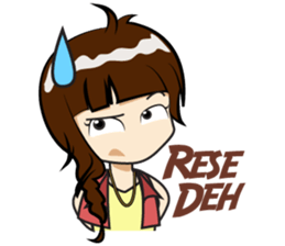 Cewek (sok) Eksis sticker #10776936