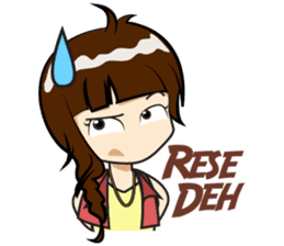 Cewek (sok) Eksis sticker #10776936