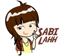 Cewek (sok) Eksis sticker #10776937