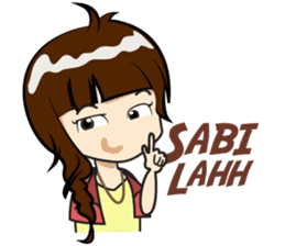 Cewek (sok) Eksis sticker #10776937