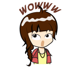 Cewek (sok) Eksis sticker #10776940