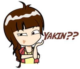 Cewek (sok) Eksis sticker #10776941