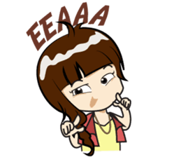 Cewek (sok) Eksis sticker #10776944