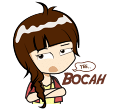 Cewek (sok) Eksis sticker #10776947