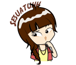 Cewek (sok) Eksis sticker #10776949