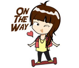 Cewek (sok) Eksis sticker #10776951