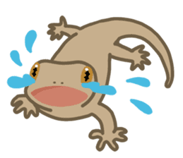 Daily life of gecko sticker #10776959