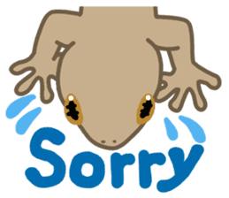 Daily life of gecko sticker #10776974