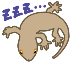 Daily life of gecko sticker #10776976