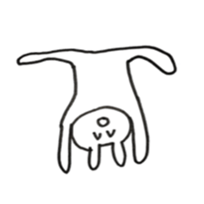 Enjoyment rabbit sticker #10777074