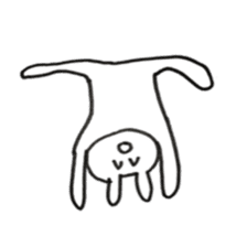 Enjoyment rabbit sticker #10777074