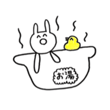 Enjoyment rabbit sticker #10777079