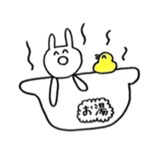 Enjoyment rabbit sticker #10777079