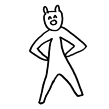 Enjoyment rabbit sticker #10777087