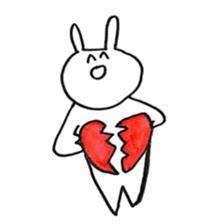 Enjoyment rabbit sticker #10777088