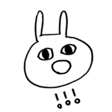 Enjoyment rabbit sticker #10777094