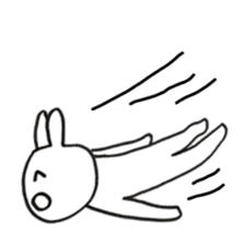 Enjoyment rabbit sticker #10777111