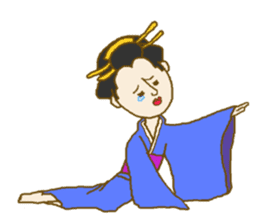 Child of Kimono sticker #10777809